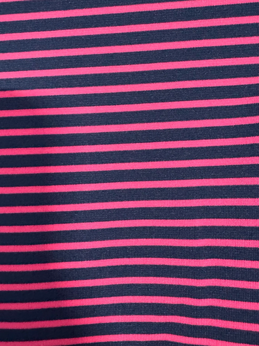 Vineyard Vines Youth Pink & Navy Striped Polo - Picture 2 of 4